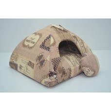 Хатка юрта для котів і собак Zoo-hunt бязь №1 39х39х31 см 