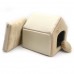 Хатка для собак і котів Zoo-hunt Хутро бежевий №1 300х330х330 мм