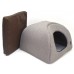 Хатка юрта для котів і собак Zoo-hunt Loft №2 41х41х37 см бежевий 