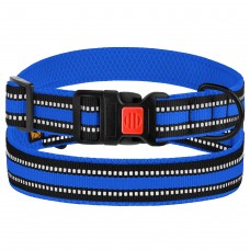 Нашийник для Собак BronzeDog Mesh з Пластиковою Пряжкою Синій XL(53/1602/Т) Нашийник для Собак BronzeDog Mesh з Пластиковою Пряжкою Синій XL(53/1602/Т)