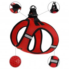 Шлея для собак Bronzedog Mesh Vest 3D сітка Червона  L(83603/Т) 