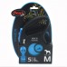 Рулетка-повідець для собак Flexi New Neon M стрічка 5 м 25 кг синій 