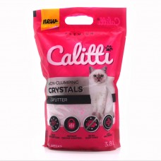 Наповнювач Calitti Crystals 3,8 л premium силікагель для кошачих туалетів 