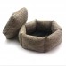 Лежак для малих собак та котів Zoo-hunt шестикутний Чарлі темно-бежевий №1 43х15 см