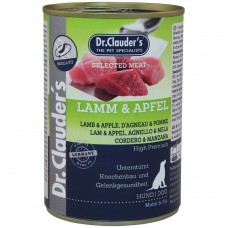 Вологий корм для собак Dr.Clauder’s Selected Meat Lamb & Apple 400 г Вологий корм для собак Dr.Clauder’s Selected Meat Lamb & Apple 400 г