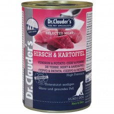 Вологий корм для собак Dr.Clauder’s Selected Meat Venison & Potato 400 г Вологий корм для собак Dr.Clauder’s Selected Meat Venison & Potato 400 г