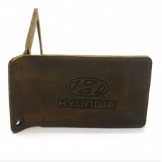 Обкладинка для водійських документів Hyundai Zoo-hunt шкіра Крейзі 1061 оливкова 