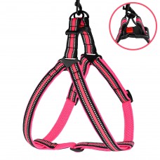Шлея для Собак BronzeDog Mesh Стандарт Рожевий  L(82206/Т) 