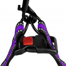 Шлея для Собак BronzeDog Mesh Скандинавська Фіолетова XL(81407/Т) Шлея для Собак BronzeDog Mesh Скандинавська Фіолетова XL(81407/Т)