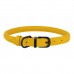 Нашийник для Собак Круглий Шкіряний BronzeDog Premium з Металевою Фурнітурою Гірчичний  XL(00368/Т) 