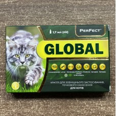 Краплі PerFect Global для котів протипаразитарні 1,7 мл 